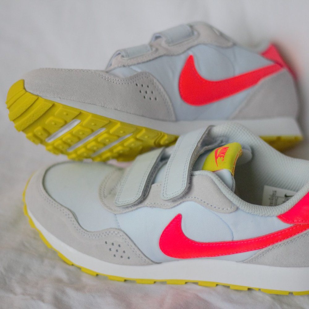 NWT Nike MD Valiant Football Grey/Crimson Red 3Y